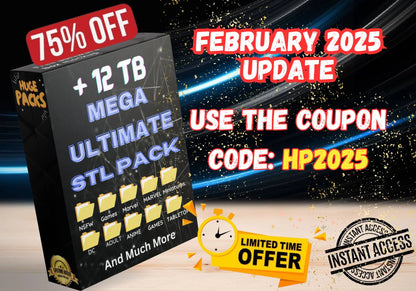 MEGA Ultimate STL Pack Bundle- FEBRUARY 2025 Update