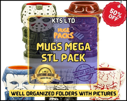 MEGA Ultimate STL Pack Bundle- FEBRUARY 2025 Update