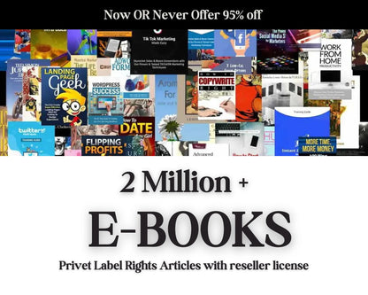 The Ultimate PLR Ebook Library – 2 Million Titles