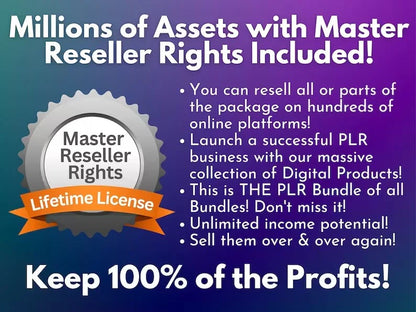 10 Million Digital Products W/ Resell Rights - Mega Bundle (EBooks + Courses+ Templates+ Planners, & More!)